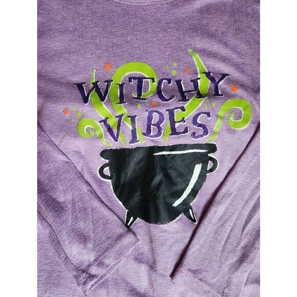 Celebrate Halloween XS (0-2) "WITCHY VIBES" pajama set - Picture 3 of 8